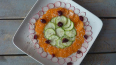 Carpaccio de légume à la vanille