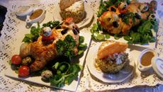 Cailles farcies au foie gras