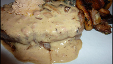 Sauce champignon foie gras arome truffe