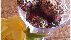 Petits muffins aux chocolat enrobés