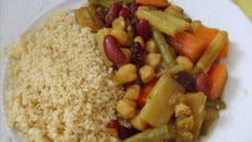 Tajine de légumes et légumes secs