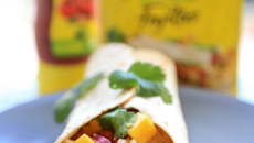 Fajitas au poulet et à la mangue