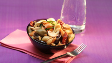 Salade de pâtes aux légumes confits