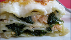 Lasagnes saumon-épinards