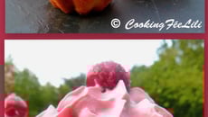Cupcake clafoutis et chantilly au sirop