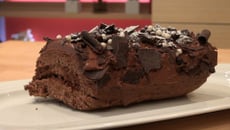 Bûche au chocolat express