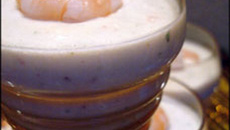 Verrines à la crème de crevettes