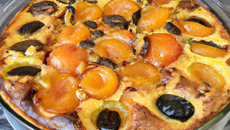 Clafoutis abricots et amandes