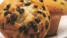 Muffins natures aux pépites de chocolat