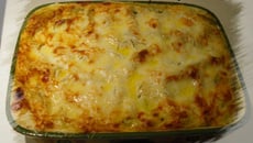 Lasagnes vertes : courgette, dinde et pesto