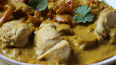 Curry de dinde au lait de coco à ma façon