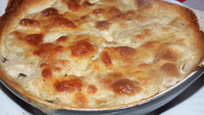 Gratin de pommes de terre aux cèpes