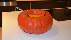 Soupe de citrouille à la châtaigne