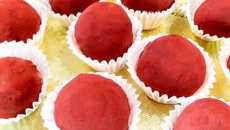 Truffes chocolat et marron sans gluten et sans lait