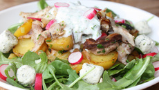 Salade gourmande au maquereau et pomme de terre