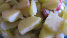 Salade de pommes de terre au lard