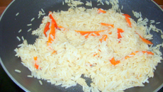 Riz pilaf aux poivrons