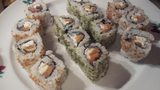 Maki au saumon fumé de Norvège, fromages ail et fines herbes