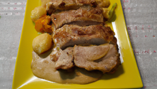 Rôti de porc à la moutarde facile