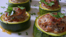 Courgettes farcies maison