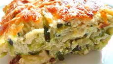 Gratin de courgettes au curry maison