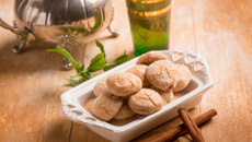 Macarons marocains noix de coco et semoule fine