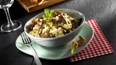 Risotto au Brie Le Rustique et aux petits pois