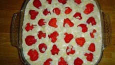 Tiramisù aux fraises et aux amandes