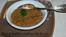 Dhal de lentilles corail facile