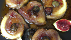 Côtelettes d'agneau aux figues et au miel