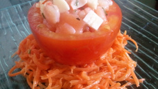 Tomates farcies de la mer