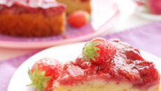 Fondant fraises amandes