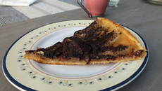 Tarte fine aux poires et chocolat
