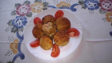 Croquettes de poulet haché et pommes de terre