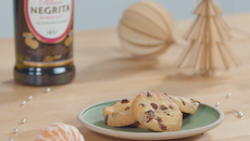 Sablés au rhum raisins