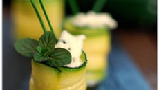 Roulés Courgette-Roquefort