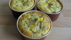 Clafoutis à l'orange et au chocolat