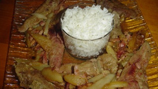 Aiguilettes de poulet aux poires