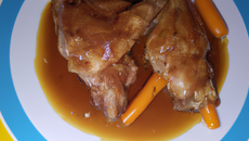 Cuisses de lapin au vinaigre de miel