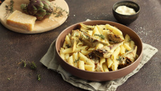 Pâtes aux artichauts poivrade
