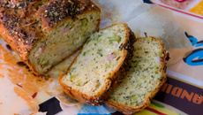 Cake aux brocolis et au chèvre