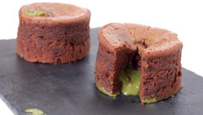 Moelleux chocolat et cœur mâcha