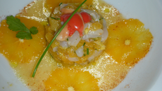 Tartare de saint jacques aux mandarines