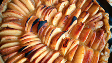 Tarte aux pommes à la fourme d'ambert