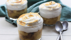 Bananes rôties meringuées