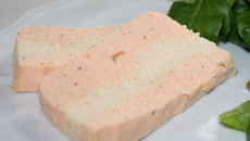 Terrine de saumon de Norvège et noix de Saint Jacques