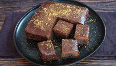 Brownie façon rocher géant au praliné