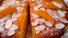 Gâteau aux amandes parfumé à l'orange