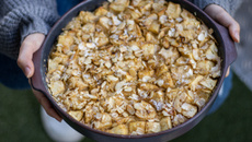 Clafoutis allégé pommes et amandes