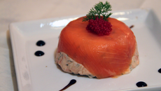 Dôme aux deux saumons